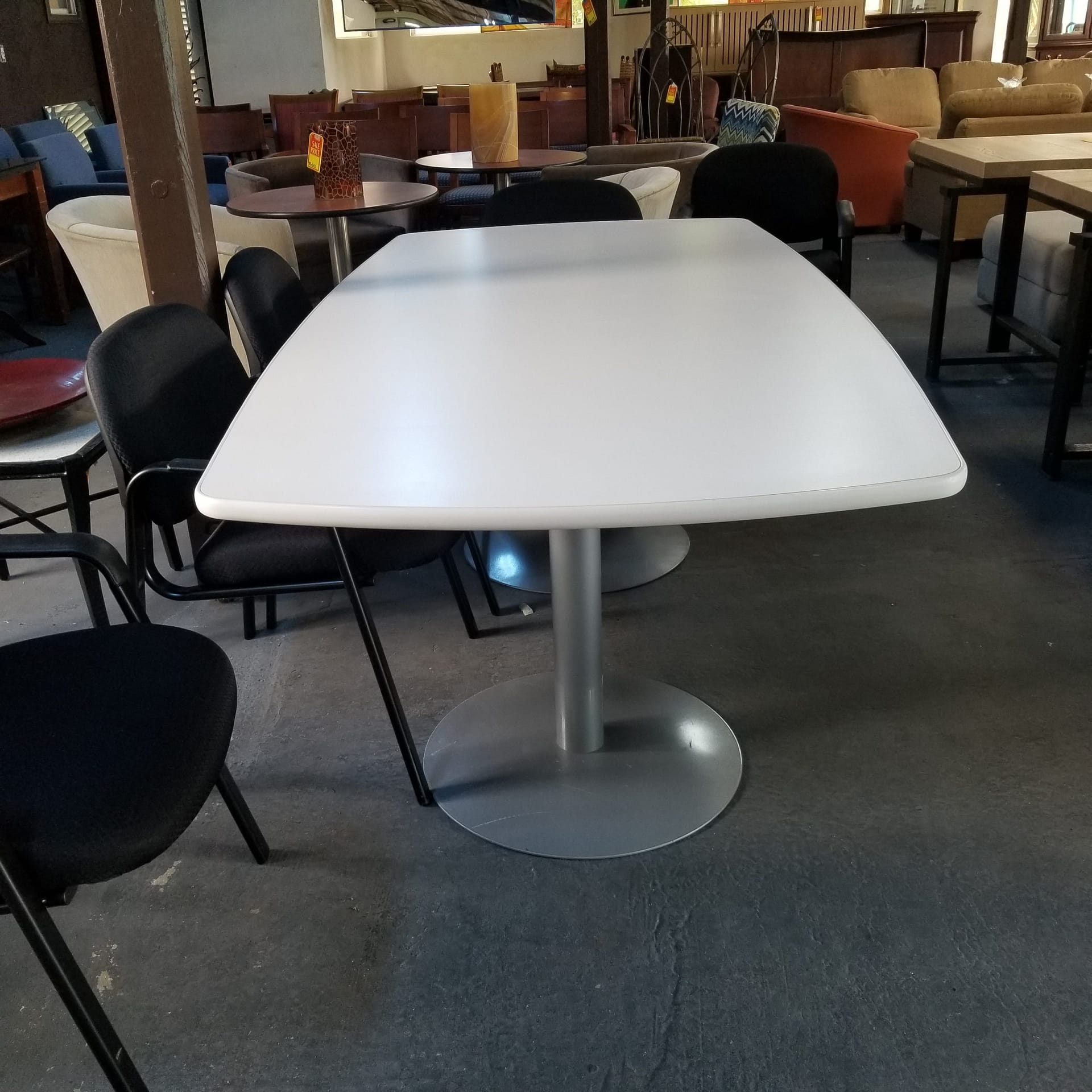 Hard Plastic Office Table Everything Warehouse
